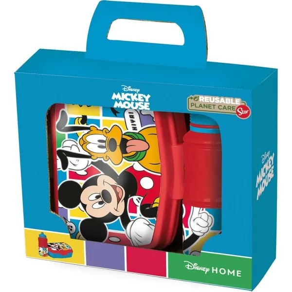 Lounaslaatikko integroidulla kannulla Mickey Mouse CZ11277 380 ml 17 cm Muovinen