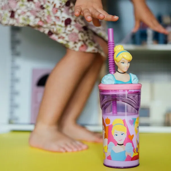 Mukin Pillillä Disney Princess CZ11334 3D Pinkki