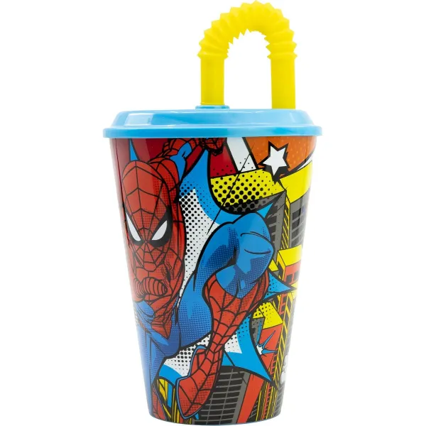 Стакан с Соломинкой Spider-Man CZ11366 430 ml