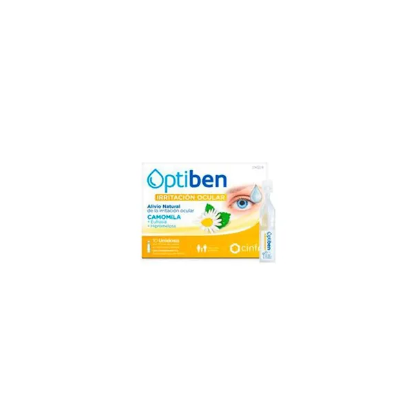 Cinfa Optiben For Irritated Eyes Eye Droplet 10 Ampoules