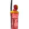 Glāzi ar Salmiņu The Avengers Iron Man Sarkans 3D