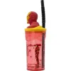 Puodelį su Šiaudeliu The Avengers Iron Man Raudona 3D