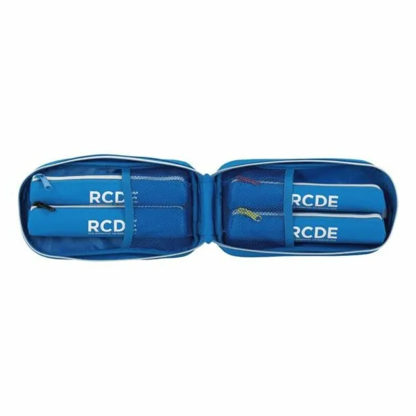 Zīmuļu futrālis Mugursoma RCD Espanyol Zils Balts 12 x 23 x 5 cm