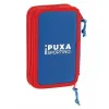 Tuplapenaali Real Sporting de Gijón Valkoinen Punainen 12.5 x 19.5 x 4 cm (28 Kappaletta)