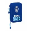 Tuplapenaali Real Zaragoza Sininen 12.5 x 19.5 x 4 cm (28 Kappaletta)