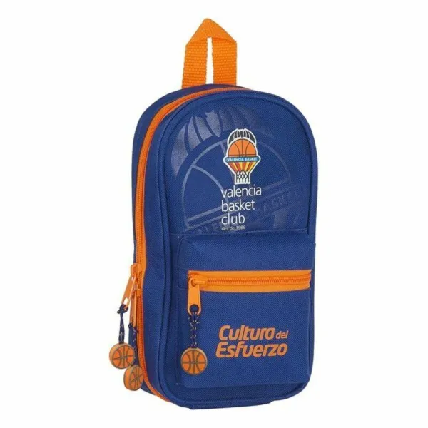 Reppupenaali Valencia Basket M847 Sininen Oranssi 12 x 23 x 5 cm