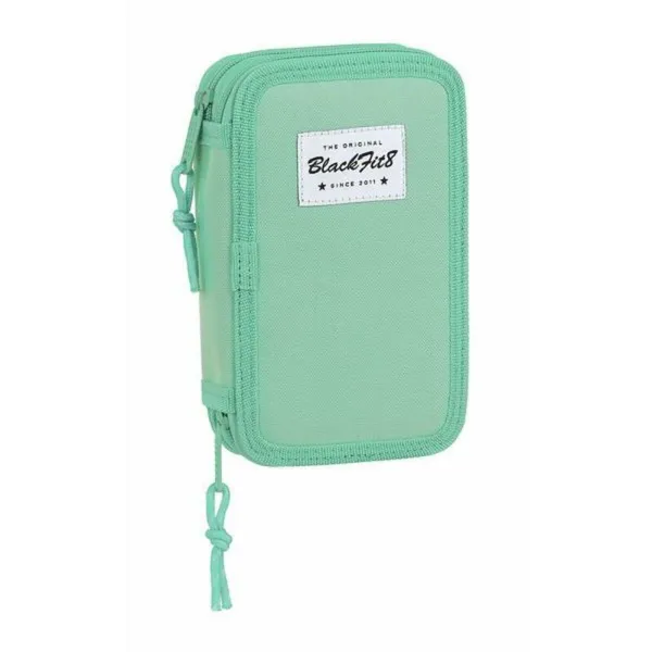Double zīmuļu futrālis BlackFit8 M854 Tirkīzs 12.5 x 19.5 x 4 cm (28 Daudzums)