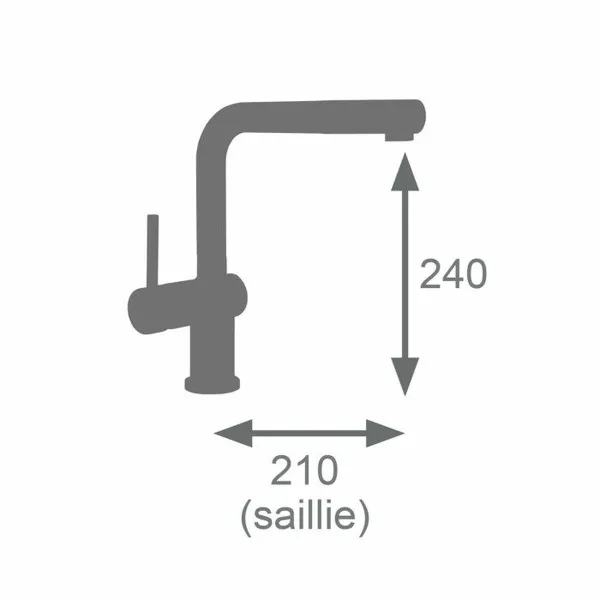 Mixer Tap Edouard Rousseau SQUARE