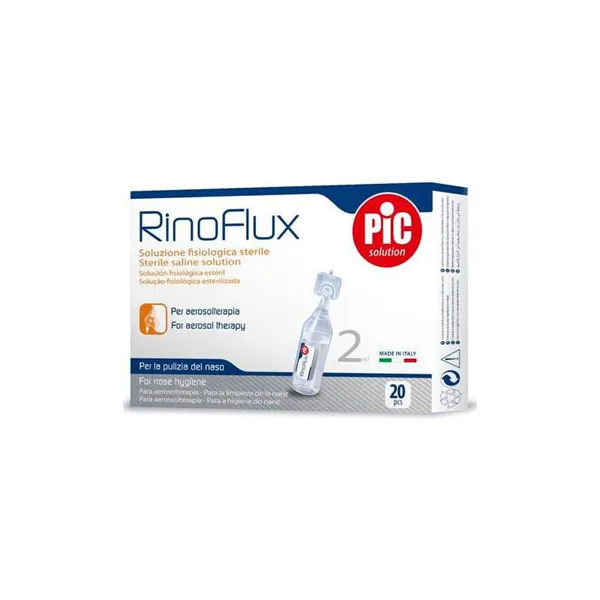 Pic Solucion Rinoflux Solución Fisiológica Monodosis 20x 2ml