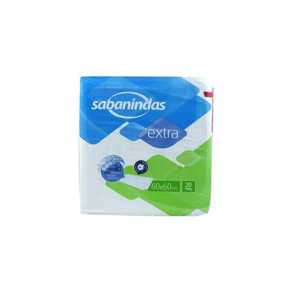 Sabanindas Extra Protect 60x60cm 20 Unidades