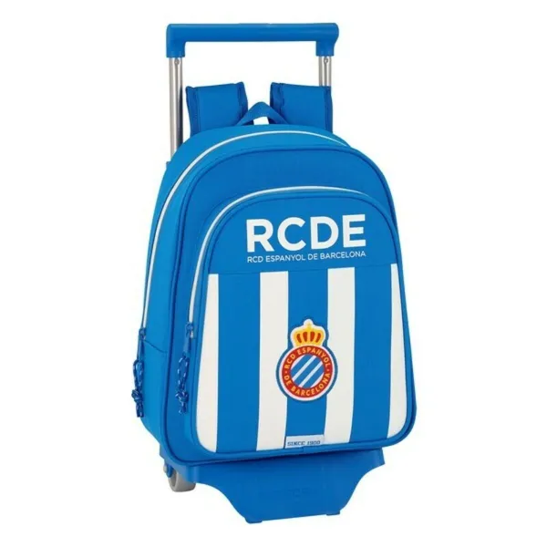 Skolas mugursoma ar riteņiem 705 RCD Espanyol (27 x 10 x 67 cm)