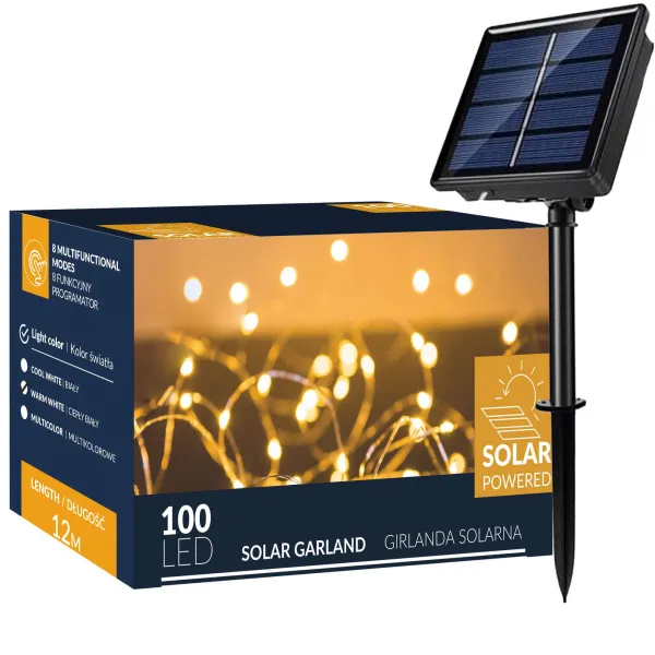 Joulukuusen valot 100 Led 12 m
