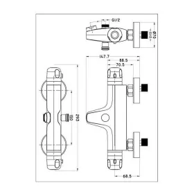 Hana Rousseau VOLGA 2 Harmaa Chrome Messinki