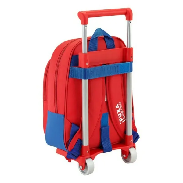 Школьный рюкзак с колесиками 705 Real Sporting de Gijón (27 x 10 x 67 cm)