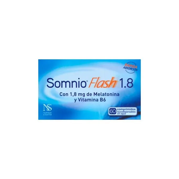 Nutricion and Santé Somnio Flash 1,8mg 60 Comp