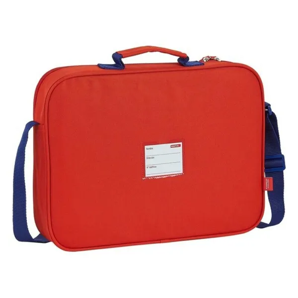 Koulusalkku Atlético Madrid Punainen Sininen Valkoinen (38 x 28 x 6 cm)