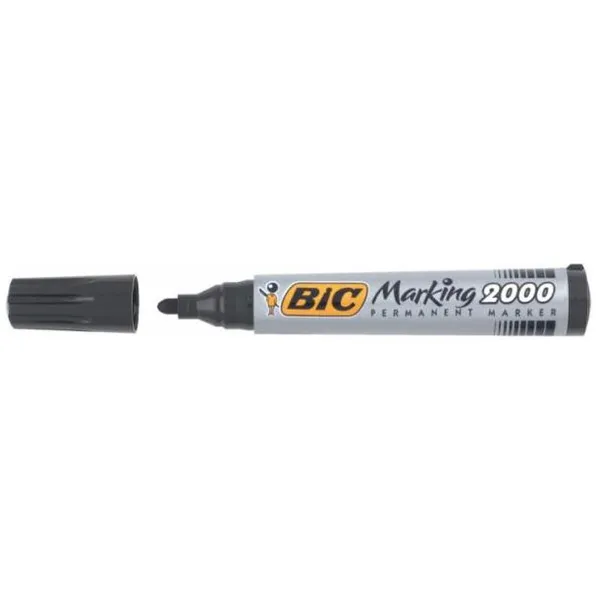 Permanentais marķieris Bic Marking 2000 Melns (12 gb.)
