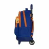 Skolas mugursoma ar riteņiem Compact Valencia Basket M918 Zils Oranžs (33 x 45 x 22 cm)
