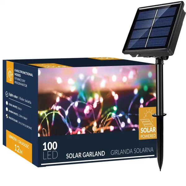 Christmas lights with solar battery Springos CL4143 12 m