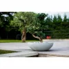 Taimepott EDA Ø 59 cm Valge Plastmass Ringjas