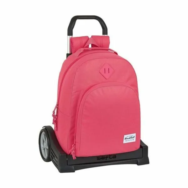 Reppu pyörillä Evolution BlackFit8 M860A Pinkki (32 x 42 x 15 cm)