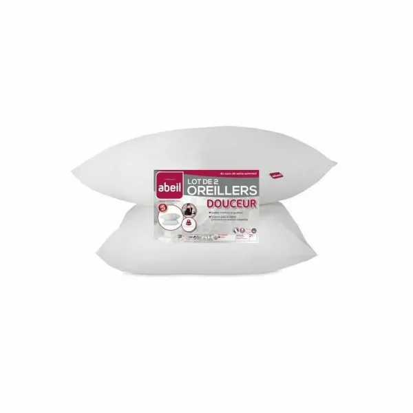 Spilvens Abeil Balts 60 x 60 cm (2 gb.)
