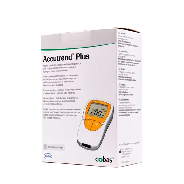 Accutrend Plus Glucose Triglycerides Cholesterol Meter 1U  