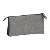 Holdall Harry Potter Hogwarts Triple Harry Potter Black Grey (22 x 12 x 3 cm) (22 x 3 x 12 cm)