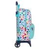 Школьный рюкзак с колесиками Benetton Painting Разноцветный