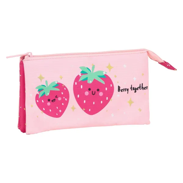 Trigubas penalas Berry Brillant BlackFit8 Berry brilliant Rožinė 22 x 12 x 3 cm