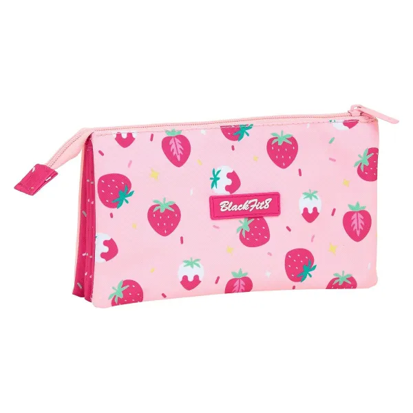 Тройной пенал Berry Brillant BlackFit8 Berry brilliant Розовый 22 x 12 x 3 cm