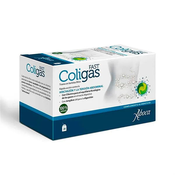 Aboca Coligas Fast 20 Filter Sachets 