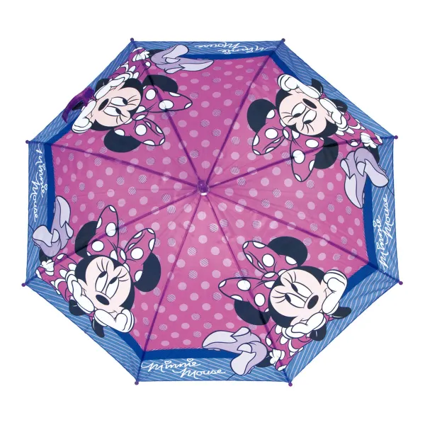 Automātisks Lietussargs Minnie Mouse Lucky Rozā (Ø 84 cm)