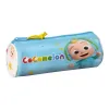 Цилиндрический школьный пенал CoComelon Белый Разноцветный (20 x 7 x 7 cm)