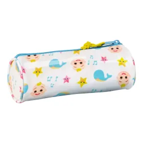 Cilindra skolas penālis CoComelon Balts Daudzkrāsains (20 x 7 x 7 cm)