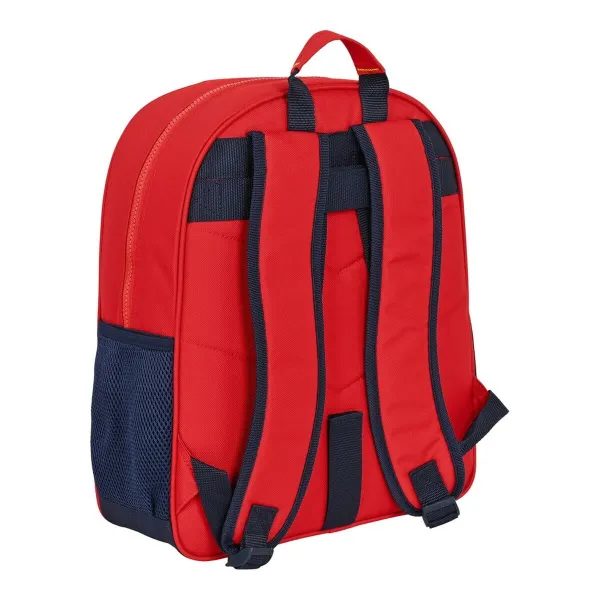 Skolas soma RFEF Sarkans Zils (32 x 38 x 12 cm)