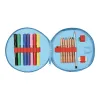 Pencil Case Cleo & Cuquin Good Night Circular Blue (18 Pieces)