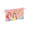 Trīsvietīgs futrālis Princesses Disney Dream it Rozā 22 x 12 x 3 cm