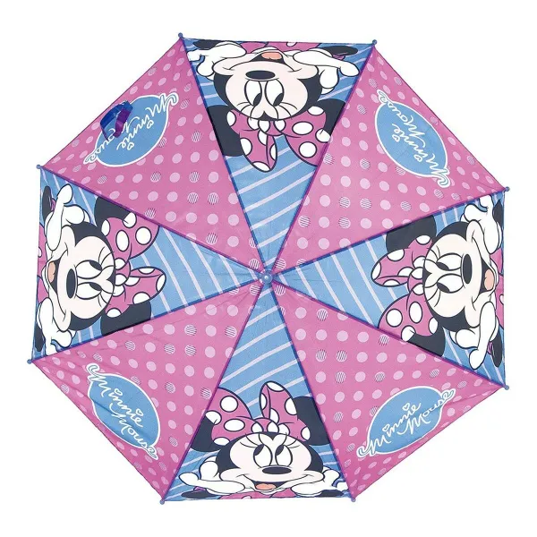 Automātisks Lietussargs Minnie Mouse Lucky Zils Rozā (Ø 84 cm)