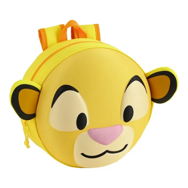Школьный рюкзак 3D The Lion King Жёлтый (31 x 31 x 10 cm)