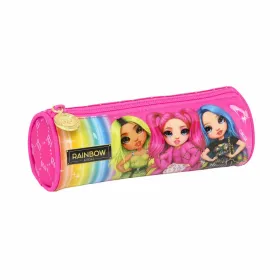 Cilindra skolas penālis Rainbow High Fuksija (20 x 7 x 7 cm)