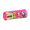 Цилиндрический школьный пенал Rainbow High Фуксия (20 x 7 x 7 cm)