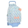 Школьный рюкзак с колесиками Moos Lovely Синий 32 x 42 x 15 cm