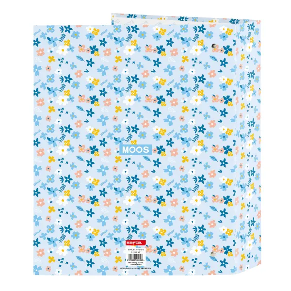 Rengaskansio Moos Lovely Sininen A4 27 x 33 x 6 cm