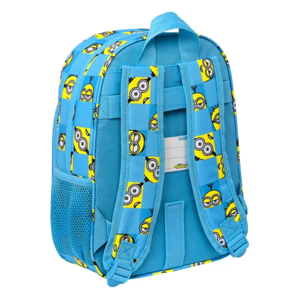 Школьный рюкзак Minions Minionstatic Синий 26 x 34 x 11 cm