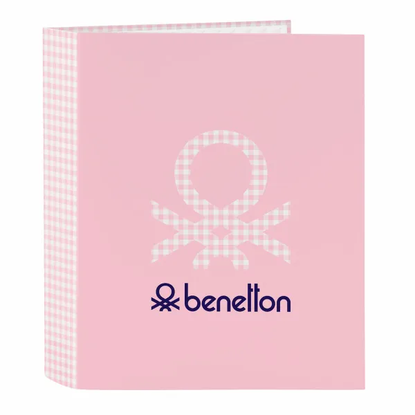 Gredzenveida stiprinājums Benetton Vichy Rozā A4 27 x 33 x 6 cm