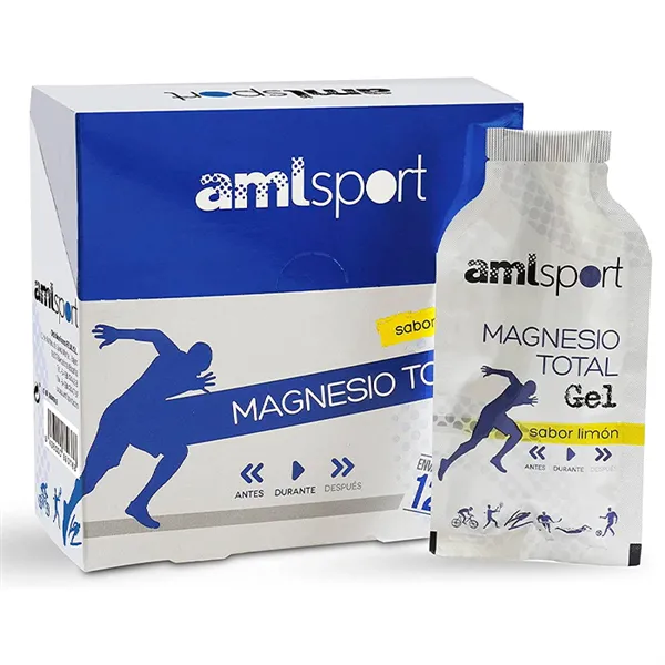 Amlsport Magnesium Total Gel Lemon 12 Sachets 