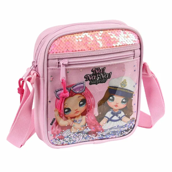 Сумка на плечо Na!Na!Na! Surprise Sparkles Розовый (16 x 18 x 4 cm)