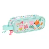 Двойной пенал Peppa Pig Cosy corner Светло Синий (21 x 8 x 6 cm)