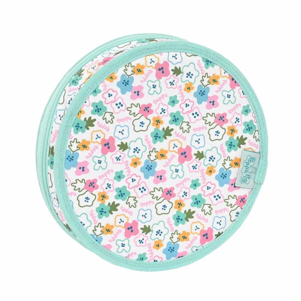 Kynäkotelo Peppa Pig Cosy corner Pyöreä Vaaleansininen (18 Kappaletta)